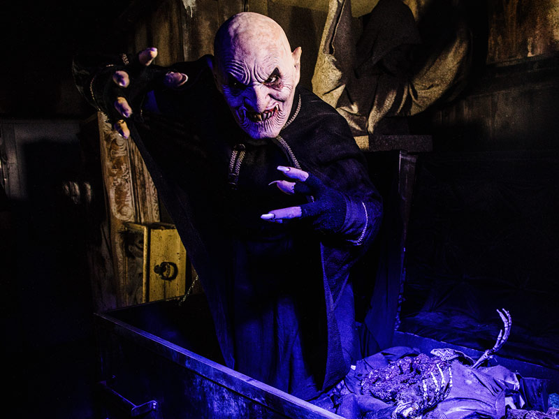 Nosferatu horror passage at Parque de Atracciones de Madrid
