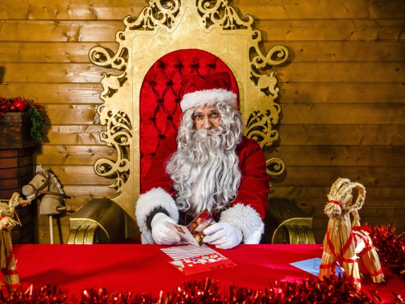 Papá Noel en Parque de Atracciones de Madrid