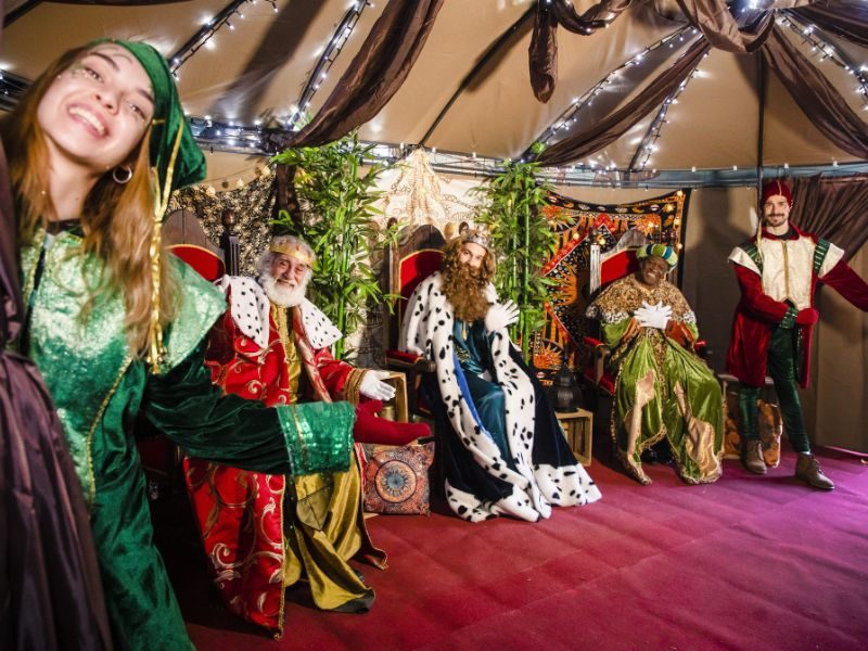 Reyes Magos en Parque de Atracciones de Madrid