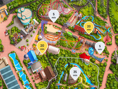 Tiempos de Espera Parque de Atracciones Madrid