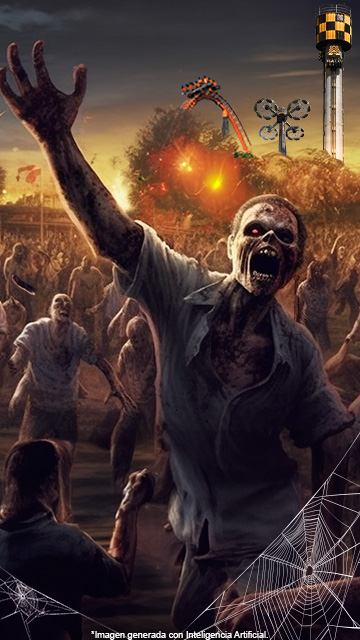 Parque de Atracciones de Madrid Halloween 2023 The Walking Dead Experience