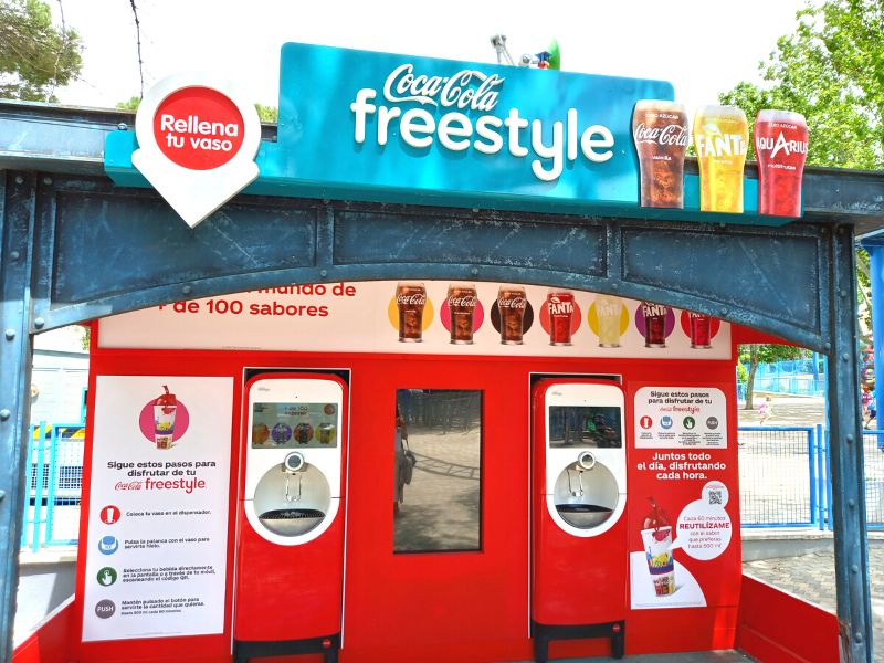 Parque de Atracciones de Madrid F&B service Coca-Cola Freestyle