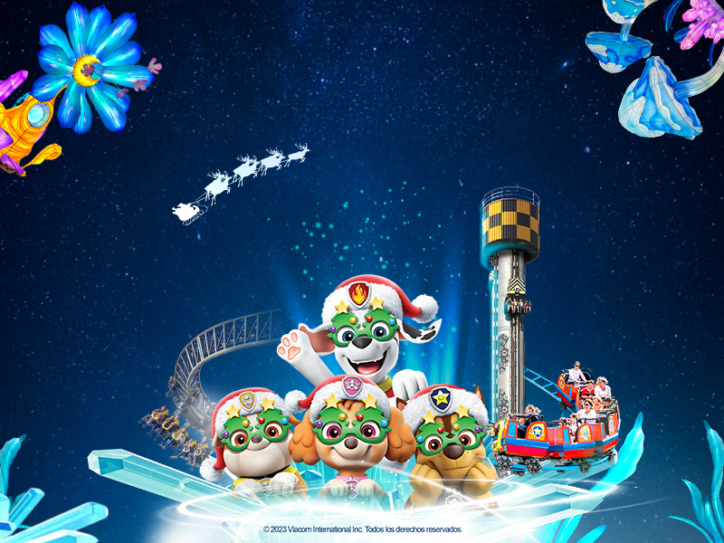 Parque de Atracciones de Madrid Navidad 2023 Nickelodeon Land Paw Patrol